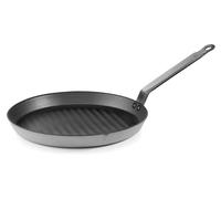 Asador de hierro de 26 cm, con revestimiento antiadherente, capacidad de 1,05 litros, color gris