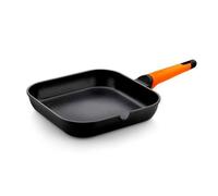 Asador grill liso 28x28 cm magma