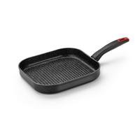 Monix Asador Titán M810029 – 28 cm – Aluminio forjado, rayas – Apto para inducción