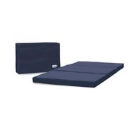 Asalvo Colchón para cuna de viaje 120x60 cm Plegable espuma alta densidad Gris