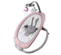 Asalvo Hamaca para Bebé Fold - Hamaquita Bebé con Música y Vibración Relajante, Arnés de Seguridad, Textil Desenfundable y Lavable