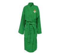 ASDITEX Albornoz Betis adulto Talla M con rizo americano 400 gramos