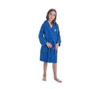 ASDITEX Albornoz Infantil Málaga CF, 100% Algodón, Unisex, Estilo Deportivo, Azul (FR/ES, Edad, 2 años, 16 años, Regular, 2/4, AZUL)
