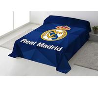 Arditex Manta Rachel Real Madrid - Producto oficial terciopelo 160 x 240 cm 100% poliéster