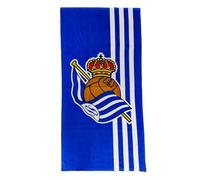 ASDITEX Real Sociedad Toalla de Playa Producto Oficial, 100% Algodón, 150 x 75 cm