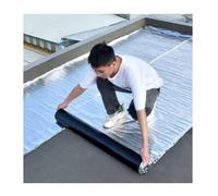 ASDQWER Tela Asfaltica Autoadhesiva，Cinta Adhesiva Impermeable for techos，Cinta Adhesiva for techos de cobertizos, Cinta Adhesiva for reparación de Tejas asfálticas(THK1.5mm/W1*L5m)