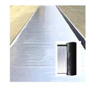 ASDQWER Tela Asfaltica Autoadhesiva，Cinta de Sellado de butilo y butilo, Cinta bituminosa de Aluminio, for goteras, Grietas Superficiales, canalones y Agujeros(THK1.5mm/W1*L3m)