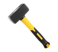 ASelected Club Hammer - Martillo de trineo resistente de 1700 g con mango de fibra de vidrio, martillo forjado y endurecido por inducción