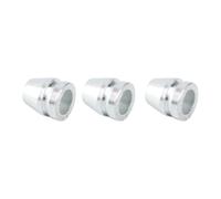 ASHATA 20 Piezas Cuñas Redondas de Acero para (Diámetro 11 mm / 0,43 pulg.) | Acero resistente, refuerzo seguro, borde pulido liso, ayudante de herramientas de carpintero, cuña de trineo para hacha
