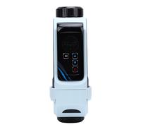 ASHATA Clorador Salino de 32g/h para Piscinas de hasta 160m³ | Celda autolimpiante, engranajes de salida ajustables, control inteligente WiFi, memoria de apagado, clasificación IPX4