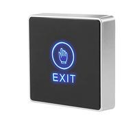 ASHATA Sensor Push Touch, botón de salida de puerta, de control de acceso de seguridad, botón de liberación de empuje, interruptor táctil, de control de acceso con indicador LED para