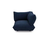 Asiento de Esquina Derecho Sumo de Cordón Reciclado, Azul Oscuro