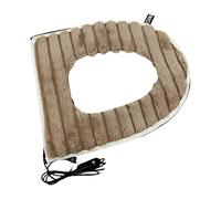 Asiento de inodoro con calefacción, asiento de temperatura ajustable, almohadilla de asiento de inodoro, cómodo calentador de inodoro, asiento de inodoro alimentado por USB, funda de asiento con