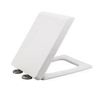 Asiento de Inodoro Cuadrado, con Asiento y Tapa de Cierre Suave, con Parachoques Ajustados, Asiento de bidé para Limpieza Femenina Trasera, Fácil de Instalar, Conveniente y sin (1)
