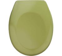Asiento de inodoro de plástico duro antibacteriano con tapa, resistente a los arañazos e irrompible, con clip de fijación de acero inoxidable, ajustable de 13 a 17,5 cm