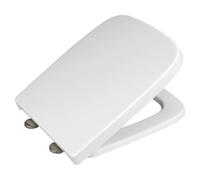 Asiento de inodoro de repuesto compatible con DURAVIT PURAVIDA, termoestable antibacteriano, tapa de inodoro con cierre suave