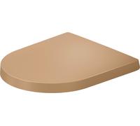 Asiento de inodoro Duravit Balcoon, en forma de D, extraíble, sin mecanismo de cierre progresivo, 002771CB00, Color: Arcilla terra Mate