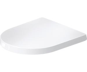 Asiento de inodoro Duravit Balcoon, en forma de D, extraíble, sin mecanismo de cierre progresivo, 0027710000, Color: Blanco brillante