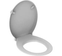 Asiento de inodoro Geberit Renova Comfort Basic, blanco, antibacteriano, con eje de bisagra reforzado, 1 unidad.