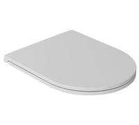 Asiento de inodoro INFINITY WC-Sitz SLIM, cierre suave, fácil de desmontar, color blanco mate
