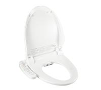 Asiento de inodoro inteligente con calefacción | Asiento de inodoro con control lateral, temperatura ajustable del agua y del asiento, con función de ducha y luz nocturna