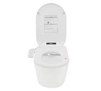 Asiento de inodoro inteligente de 1030 W, con boquilla, agua caliente | Asiento calefactable con función de bidé y luz nocturna, secado al aire caliente, temperatura del agua ajustable