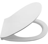 Asiento de inodoro Isvea KAIRO, modelo SLIM, cierre suave, fácil de desmontar, color blanco