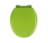 Asiento De Inodoro Plástico Resistente, Tapa Cierre Lento, Silencioso | Durable y resistente a la decoloración, liberación rápida for una fácil limpieza, capacidad de carga de 150 kg(Green)