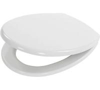 Asiento de inodoro universal con sistema de cierre suave, compatible con marcas como Roca, Grohe, Cersanit, Kolo y Geberit