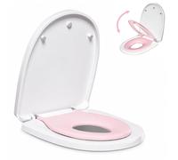 Asiento de inodoro universal en forma de U con kit para niños