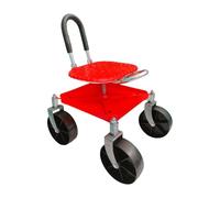 Asiento De Jardín con Ruedas, Silla De Jardín con Capacidad De Peso De 150 Kg, Taburete De Jardinería Plegable para Plantar con Bandeja De Herramientas para Trasplante De Plantas De Poda De Césped Al