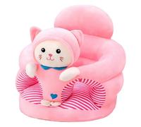 Asiento de suelo Sit Me Up para bebé silla para sentarse bonito gatito de dibujos animados sofá de peluche para dormitorio sala de estar guardería y apartamento.