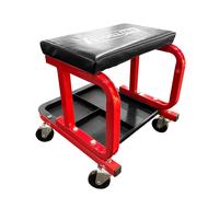 Asiento de taller awtools, modelo con estante, ideal para trabajos de