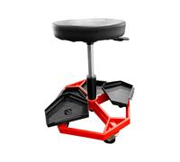 Asiento de taller regulable awtools, modelo black line, ideal para tra