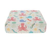 Asiento elevado para niños - Algodón 14,17 x 12,6 x 3,54 pulgadas | Asiento elevado antideslizante con cinturón de seguridad | Relleno para trona lavable portátil para almuerzos y niños