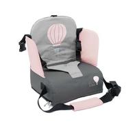 Asiento Elevador Fly Plegable Olmitos para Bebé | Silla Portátil con Arnés y Bolsillo