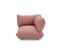 Asiento Esquinero Derecho Sumo de Cordón Reciclado Rosa Suave