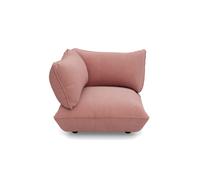 Asiento Esquinero Izquierdo Sumo de Cordón Reciclado Rosa Suave
