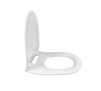 Asiento Jacob Delafon - Odeon Rive Gauche E24889-00 - Thermodur extra-plano descenso progresivo. Bisagras metálicas. Compatible con inodoro de la colección Odéon Rive Gauche. Color blanco.