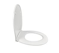 Asiento Jacob Delafon - Patio E23157 - Thermodur extraplano de descenso progresivo y desmontable. Bisagras metálicas. Color blanco