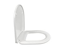 Asiento Jacob Delafon - Serenity E22865-00 / Thermodur extra-plano con bisagras metálicas inoxidables. Compatible con inodoros Serenity. Color blanco.