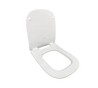 Asiento Jacob Delafon - Struktura E70025 - Thermodur compacto extra-plano con descenso progresivo y desmontable, bisagras metálicas. Color blanco.
