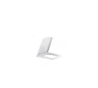 Asiento y tapa para inodoro con amortiguación color blanco Millenium de Unisan