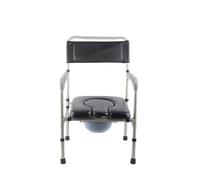 Asientos de inodoro para ancianos y discapacitados, soporte de inodoro móvil interior, asiento de inodoro, altura ajustable de aleación de aluminio