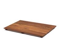 AsinoX TEK4A50100 - Tarima de ducha y baño, madera de teca, 50 x 100 x 4 cm