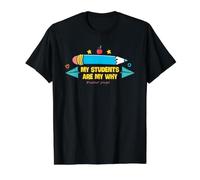 Asistente Principal Motivación Mis Estudiantes Son mi por qué Camiseta gráfica económica, Hombre, Negro, L