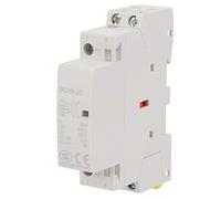 Asixxsix 2P 25A Contactor AC, 2NO 230VCA, Montaje en Riel DIN | Interruptor electromagnético con clasificación de 25 A, diseño de bajo ruido, tamaño compacto, de ahorro de energía, fácil