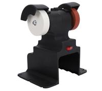 Asixxsix Amoladora de Banco, Mini Amoladora de Banco con Motor de Cobre Magnético Permanente, Herramienta Multifuncional para Pulido de Joyas con Cuchillos de Madera y Metal, con Ruedas de Molienda
