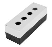 Asixxsix Caja de Botón Interruptor, Agujero de 22 Mm, Tira de Goma de | Gabinete de Control, Montado en Pared, A Prueba de Polvo, Indicación de Señal, Control de Campo, Protección de Equipos