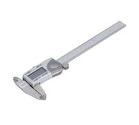 Asixxsix Calibrador Digital de 5.906 in, Herramienta de Medición de Micrómetro Electrónico con Apagado Automático, Conversión Pulgadas/métrico, Pantalla LCD Grande, Calibrador Vernier de Acero